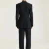 Doubled Breasted Jacket in Wool Twill