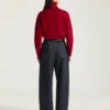Turtleneck Sweater in Wool and Cashmere