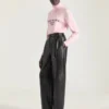 Turtleneck Sweater in Wool Cashmere with Givenchy Signature Turtleneck Sweater in Wool Cashmere with Givenchy Signature