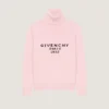 Turtleneck Sweater in Wool Cashmere with Givenchy Signature Turtleneck Sweater in Wool Cashmere with Givenchy Signature