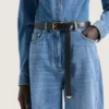 Voyou Belt in Shiny Leather