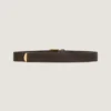 Voyou Belt in Shiny Leather