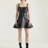 Voyou Large Belt in Shiny Leather