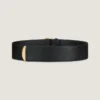 Voyou Large Belt in Shiny Leather