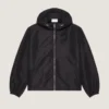 Windbreaker in Polyfaille with Givenchy Stamp Embroidery