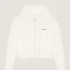 Zipped Hoodie in Wool and Cashmere