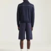 Zipped Sweatshirt in Wool with Givenchy Paris Patch